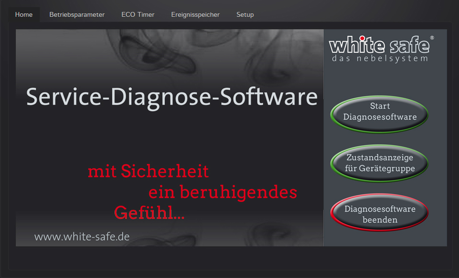 white safe® Software Home